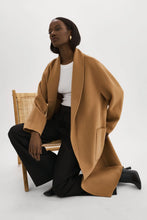 Load image into Gallery viewer, LAMARQUE Thara Double Face Wool Coat in Camel
