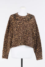 Load image into Gallery viewer, Twinset Leopard Print Sweater in Animal Brown
