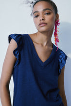 Load image into Gallery viewer, Mélissa Nepton Valence Top in Navy
