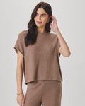 Load image into Gallery viewer, Splendid Marisol Short Sleeve Top in Wicker
