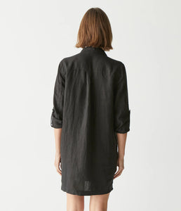 Michael Stars Eleanor Utility Dress in Black