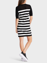 Load image into Gallery viewer, Marc Cain Striped Dress in Black &amp; White
