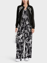 Load image into Gallery viewer, Marc Cain  Zip-Up Mesh Jacket in Black &amp; White
