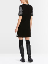 Load image into Gallery viewer, Marc Cain Knitted Dress in Logo Chain Print
