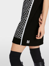 Load image into Gallery viewer, Marc Cain Knitted Dress in Logo Chain Print
