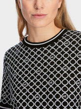 Load image into Gallery viewer, Marc Cain Knitted Dress in Logo Chain Print
