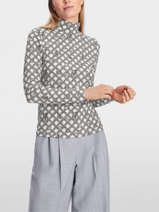 Marc Cain Logo Chain Print Top