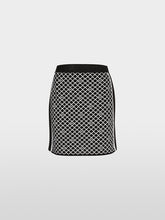 Load image into Gallery viewer, Marc Cain Short Skirt in Logo Chain Print
