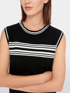 Marc Cain Sleeveless Dress in Black