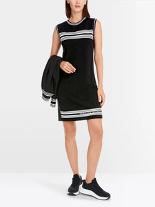 Marc Cain Sleeveless Dress in Black