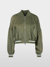 Load image into Gallery viewer, Marc Cain Bomber Jacket in Olive
