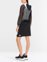 Load image into Gallery viewer, Marc Cain Mesh Sweatshirt in Black and White
