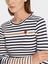 Load image into Gallery viewer, Marc Cain Long Sleeve Striped Top
