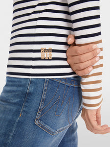 Marc Cain Long Sleeve Striped Top