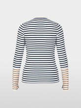 Load image into Gallery viewer, Marc Cain Long Sleeve Striped Top
