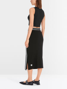 Marc Cain Midi Skirt in Black