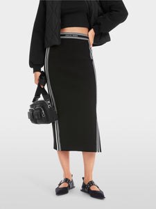 Marc Cain Midi Skirt in Black