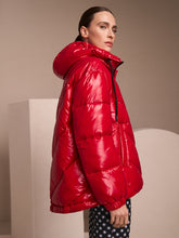 Load image into Gallery viewer, Marc Cain Puffer Jacket in Red
