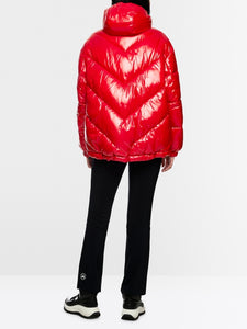 Marc Cain Puffer Jacket in Red