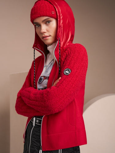 Marc Cain Knit Jacket in Red