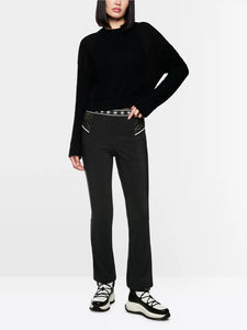 Marc Cain Flared Pull On Pants in Black