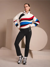 Load image into Gallery viewer, Marc Cain Flared Pull On Pants in Black
