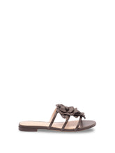 Load image into Gallery viewer, Twinset Leather Sandals in Coffee
