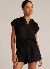 Load image into Gallery viewer, Bella Dahl Belted Pleat Front Short in Black
