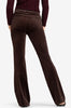 Cambio Paris Flared Baby Cord Pants in Dark Chocolate Brown