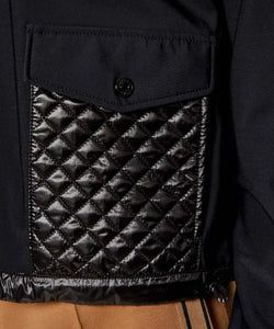 Marc Cain Zip Pullover Sweatshirt in Black