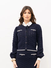 Load image into Gallery viewer, Twinset Cardigan in Blue Night

