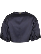 Load image into Gallery viewer, Twinset Duchesse Cropped Jacket in Black
