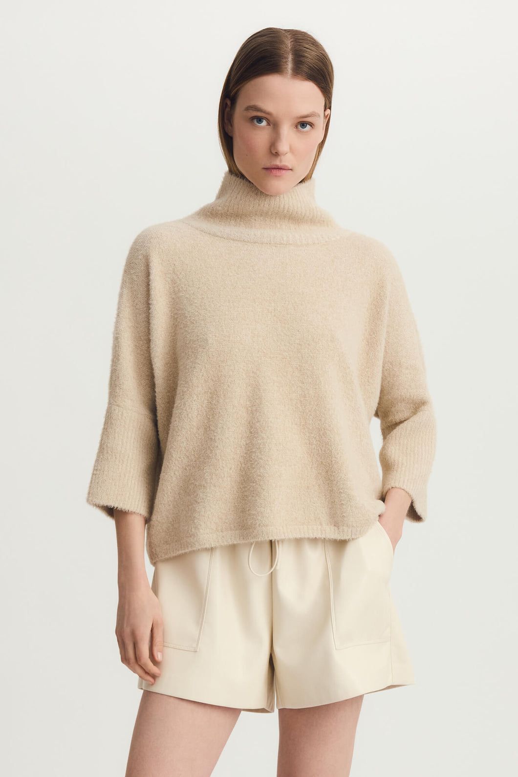 Melissa Nepton Ella Sweater in Taupe