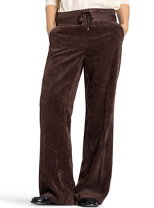 Cambio Ava Double Jog Pant in Coffee