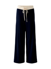 Load image into Gallery viewer, Oui Pull on Pant in Navy
