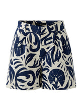 Load image into Gallery viewer, Oui Printed Cotton Shorts
