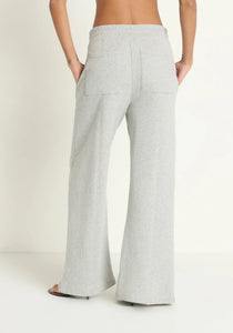 Nation LTD. Lincoln Front Slit Pant in Heather Grey