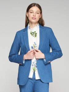 Vilagallo Harlow Jacket in Azul