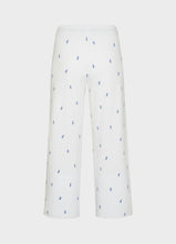 Load image into Gallery viewer, Juvia Feather Print Sweatpants in White

