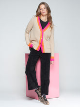 Load image into Gallery viewer, Vilagallo Alina Cardigan in Camel
