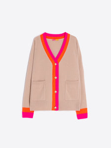 Vilagallo Alina Cardigan in Camel