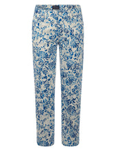 Load image into Gallery viewer, Raffaello Rossi Leyle Cotton Pant in Blue Flower Print

