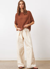 Load image into Gallery viewer, Line The Label Emersyn Knit Top in Caramel
