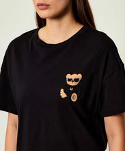 Load image into Gallery viewer, LIU JO T-shirt with Bear in Black
