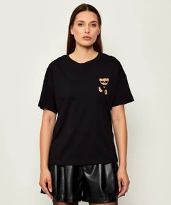 LIU JO T-shirt with Bear in Black