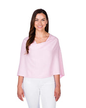 Load image into Gallery viewer, Alashan Trade Wind Cotton Blend Topper in Bermuda Pink
