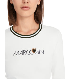 Marc Cain Long Sleeve Top in Off White