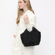 Load image into Gallery viewer, Sol And Selene Resilience Woven Neoprene Tote in Black

