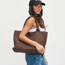 Load image into Gallery viewer, Sol And Selene Sky&#39;s The Limit Large Tote Bag in Chocolate
