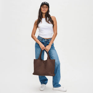 Sol And Selene Sky's The Limit Large Tote Bag in Chocolate